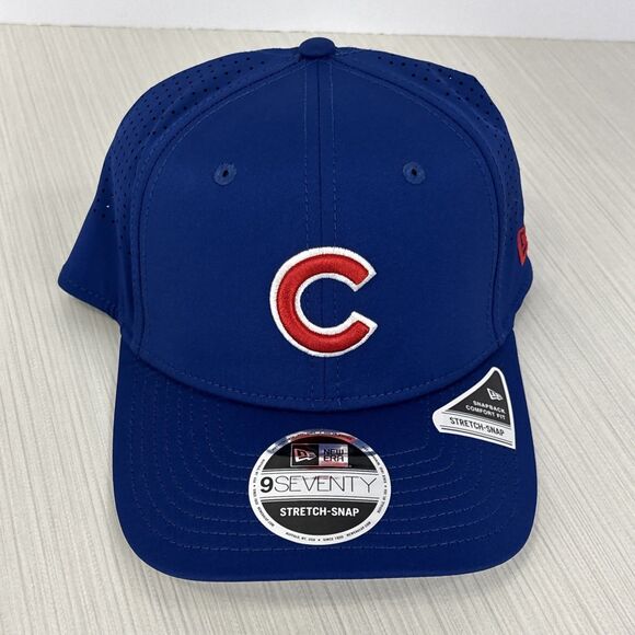 Chicago Cubs New Era 9Seventy Perform Stretch-Snap Snapback Cap Hat OSFM NEW - Picture 1 of 6
